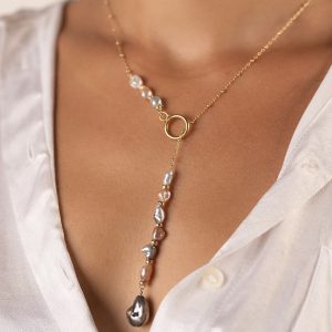 HALAIA Keishi Pearl Necklace